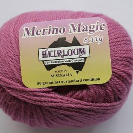 Heirloom Merino Magic 8ply - plum 216