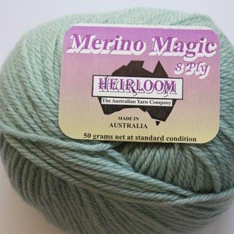 Heirloom Merino Magic 8ply - sea green 221