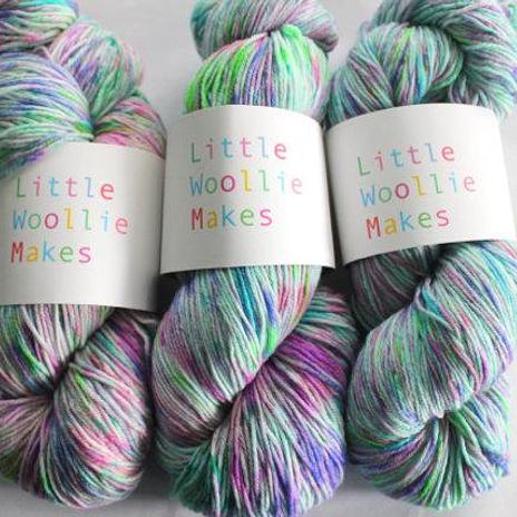 Little Woollie Makes Handpainted 4ply merino - Spring Fling