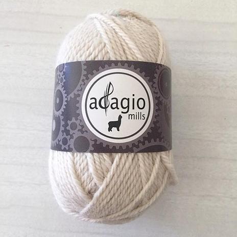 Adagio Mills 8ply Alpaca - Natural White