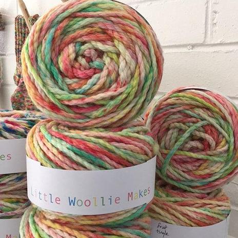 Little Woollie Makes Hand dyed 40ply - Fruit tingle