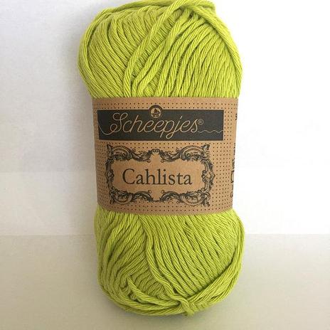 Scheepjes Cahlista Cotton - Green Yellow 245