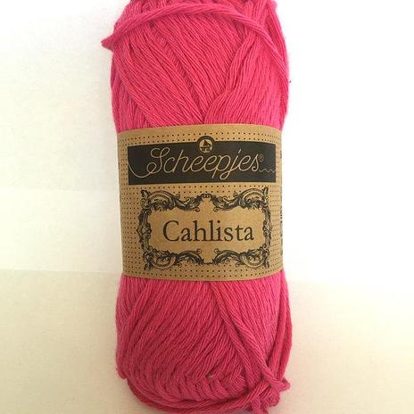 Scheepjes Cahlista Cotton - Shocking Pink 114