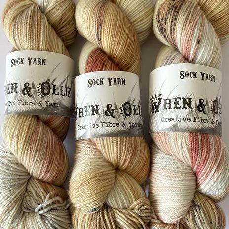 Wren and Ollie Sock Yarn - Shell