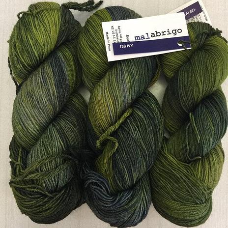 Malabrigo sock 4ply-138 Ivy