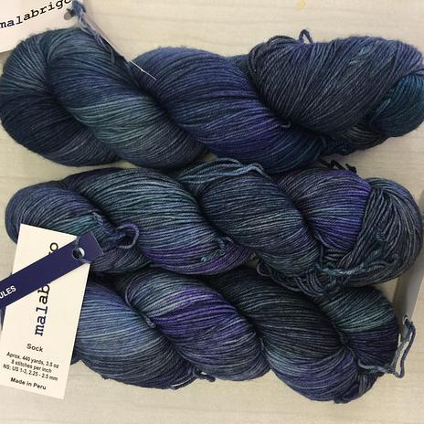 Malabrigo sock 4ply- 856 Azules