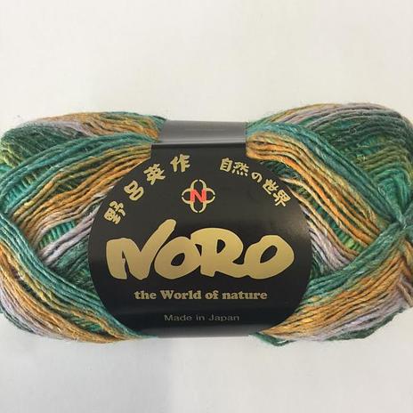 Noro Silk Garden Sock  - S461 (greens orange red)