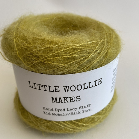 Little Woollie Makes - Mohair Silk - seaweed