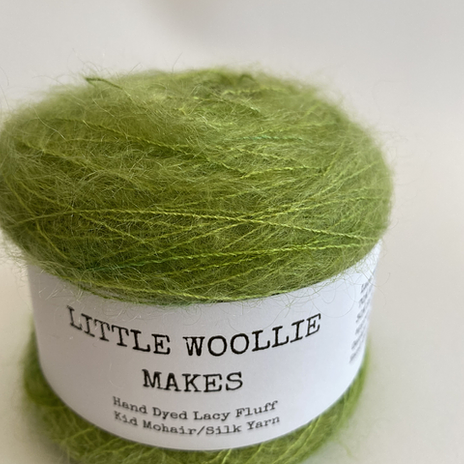 Little Woollie Makes - Mohair Silk - grass