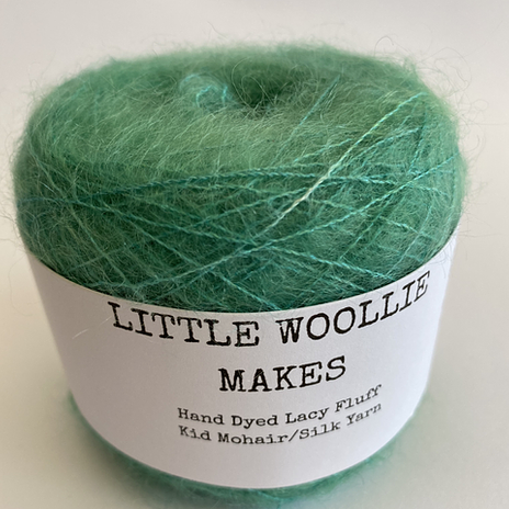 Little Woollie Makes - Mohair Silk - lucky clover