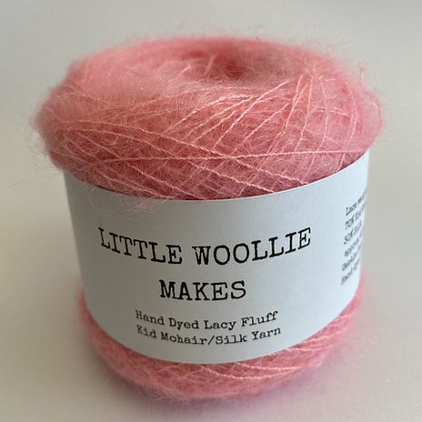 Little Woollie Makes - Mohair Silk - fairy floss