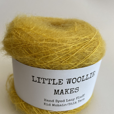 Little Woollie Makes - Mohair Silk - sunny