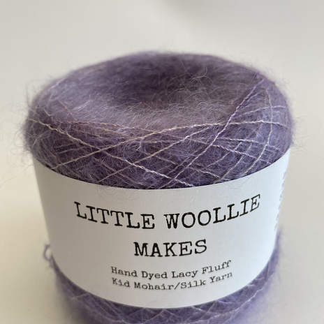 Little Woollie Makes - Mohair Silk - mauvy