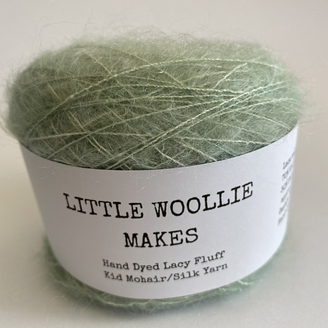 Little Woollie Makes - Mohair Silk - sage