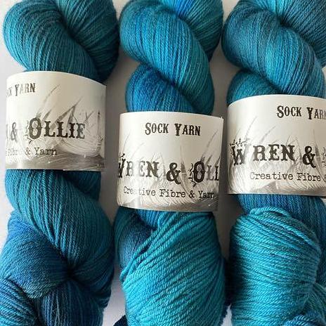 Wren and Ollie Sock Yarn - seven seas