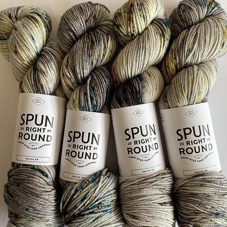 Spun Right Round Squish DK - wool and pine