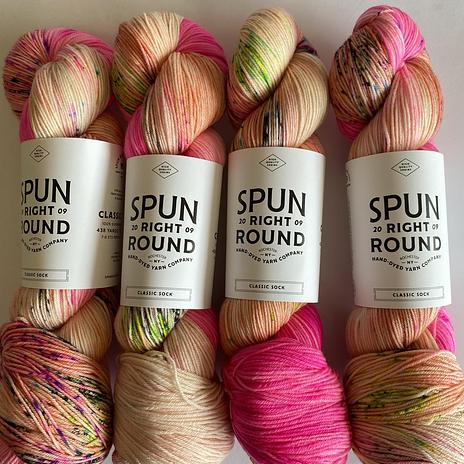 Spun Right Round Classic Sock - Feisty