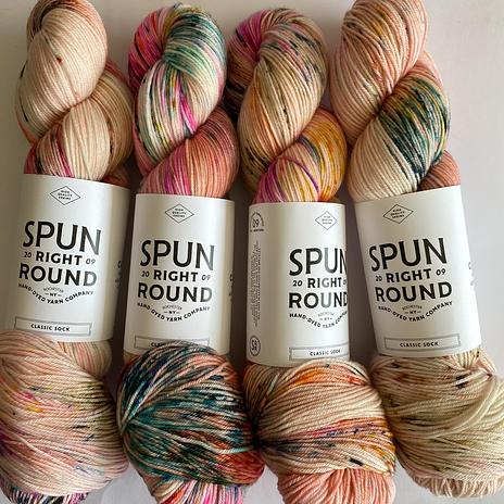 Spun Right Round Classic Sock - Tizzy