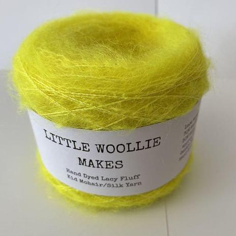 Little Woollie Makes - Mohair Silk - rubber duckie
