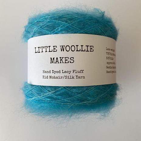 Little Woollie Makes - Mohair Silk - swimming