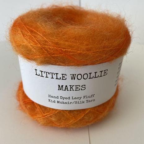 Little Woollie Makes - Mohair Silk - orange