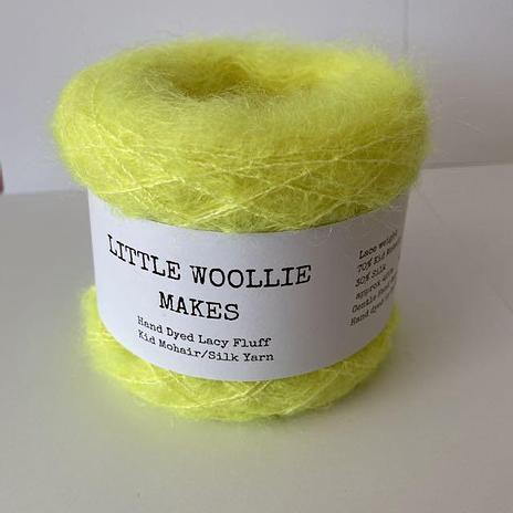 Little Woollie Makes - Mohair Silk - chickadee