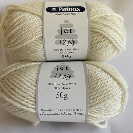 Patons Jet 12 ply - 100 cream