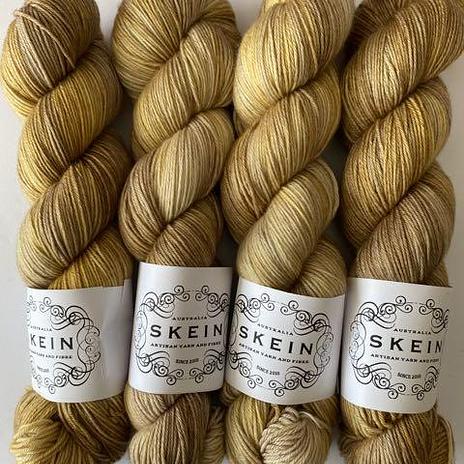 Skein Yarn - Top Draw Sock 4ply - Golden Wheat