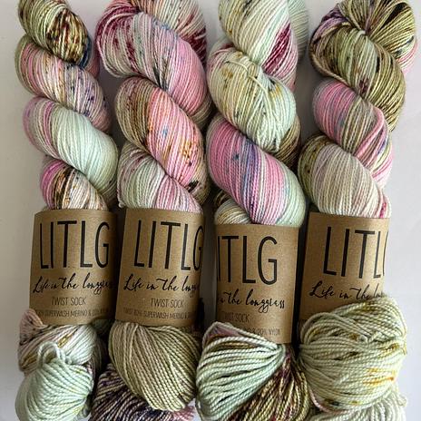 Life in the Long Grass (LITLG) Twist sock - Chirp