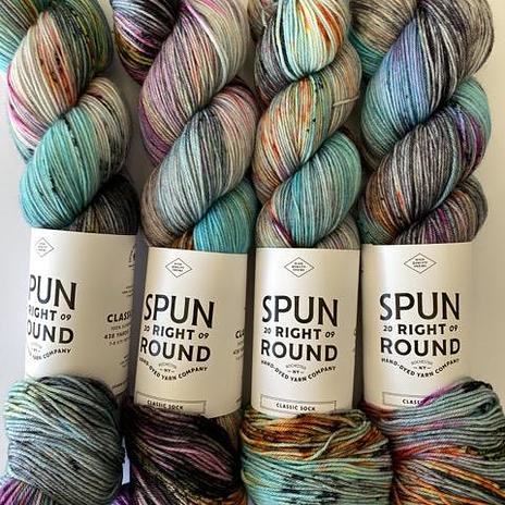 Spun Right Round Classic Sock - Spaced Out