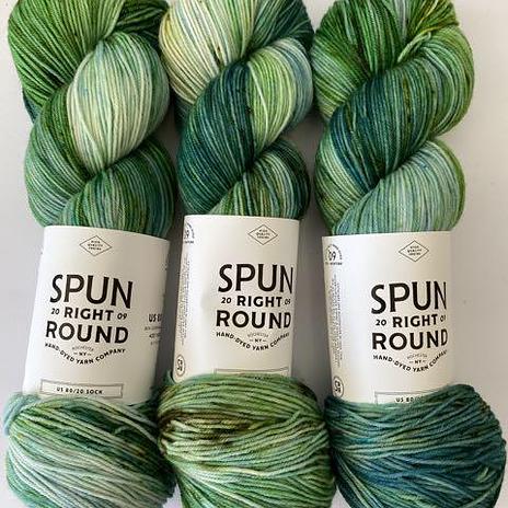 Spun Right Round US 80/20 Sock - Lady Luck