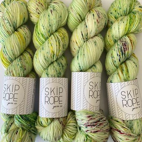 Skip Rope Yarn Co 9-5 sock - Pine Lime