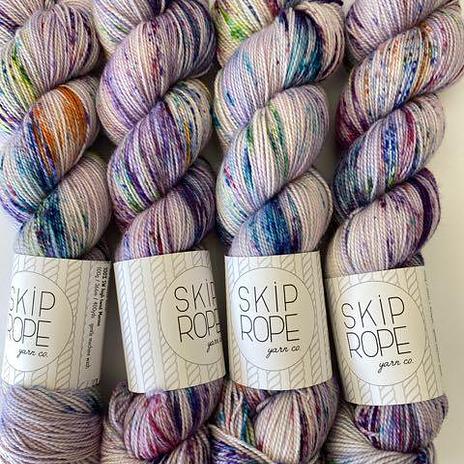 Skip Rope Yarn Co -  So Twisted Sock - Periwinkle Twinkle