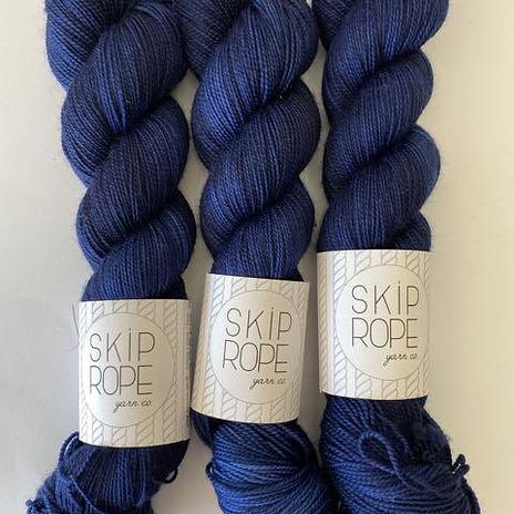 Skip Rope Yarn Co -  So Twisted Sock - The Bluest