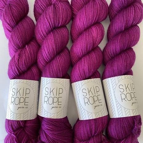 Skip Rope Yarn Co -  So Twisted Sock - The Perfect Pink