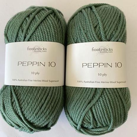 Peppin 10ply - 1029 mossy green