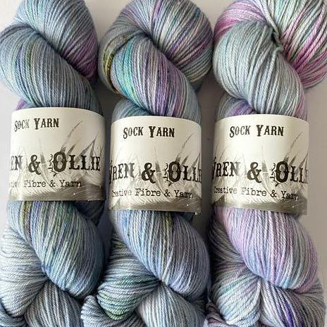 Wren and Ollie Sock Yarn - Flurry