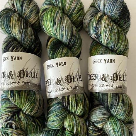 Wren and Ollie Sock Yarn -Poison Ivy