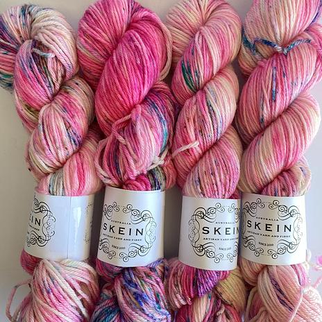 Skein Yarn Cushy (DK/8ply) - Pink Sapphire