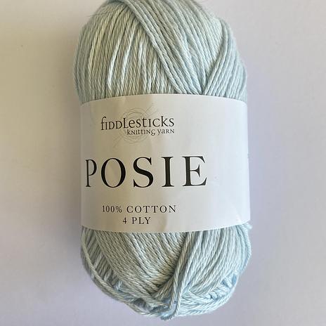 Fiddlesticks Posie 4ply cotton - 023 Ice Blue