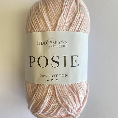 Fiddlesticks Posie 4ply cotton - 008 Petal