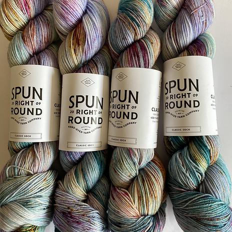 Spun Right Round Classic Sock -The Magician