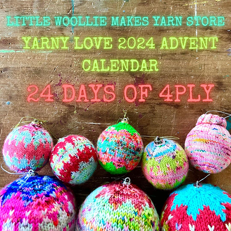Yarny Love 2024 Advent Calendar- 24 days of 4ply