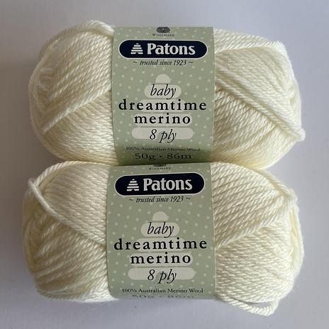 Dreamtime Merino 8ply - 0051 Cream