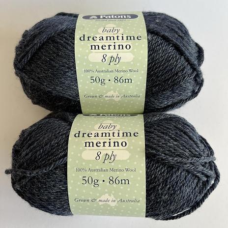 Dreamtime Merino 8ply - 4978 Stonewash Blue