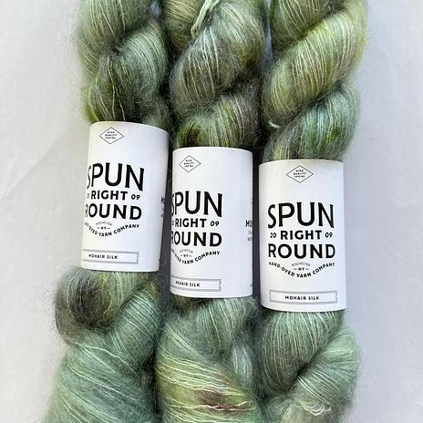 Spun Right Round Mohair Silk -  In The Pines