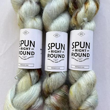 Spun Right Round Mohair Silk -  A Wink And A Nod