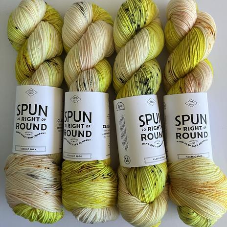 Spun Right Round Classic Sock - Main Squeeze