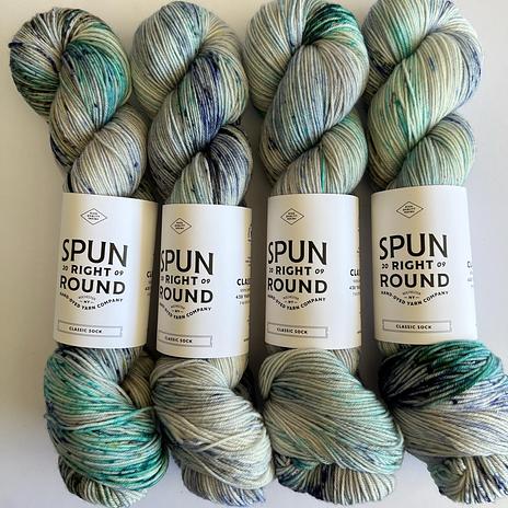 Spun Right Round Classic Sock - Pour Some More