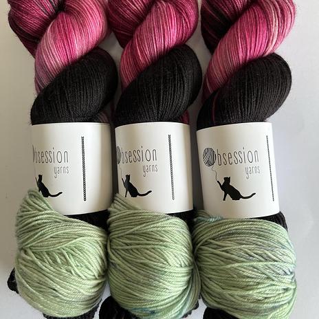 Obsession Yarns 4ply - Chemical Fire